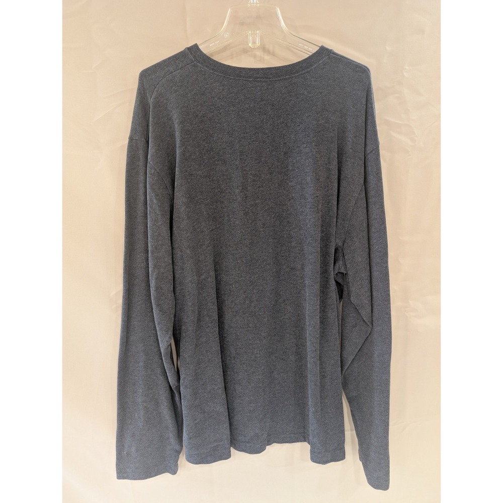 Timberland Weathergear Men's XXL Long Sleeve V Neck Tee‎ Shirt Gray - Picture 3 of 5